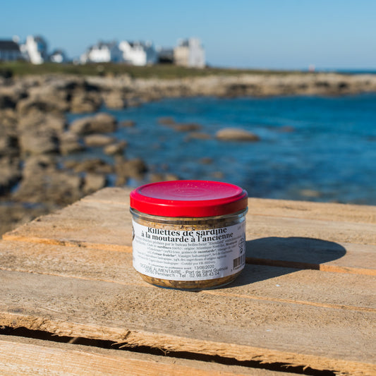Carton 12 Rillettes de sardines à la moutarde 200g